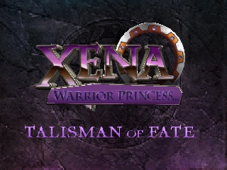 Xena - Warrior Princess - The Talisman of Fate (Europe) Title Screen